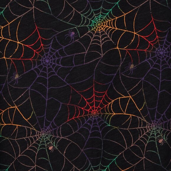 Plus Size 2X or 4X TORRID Black Spiderwebs Spider T-shirt top NEW - Picture 2 of 3